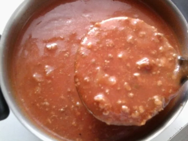 Spaghetti Bolognese mit extra viel Fleisch - Rezept - Bild Nr. 8