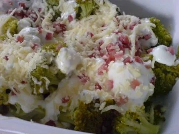 Gratinierter Lauch oder Brokkoli mit Schinken - Rezept - Bild Nr. 14