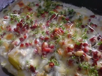 Gratinierter Lauch oder Brokkoli mit Schinken - Rezept - Bild Nr. 16