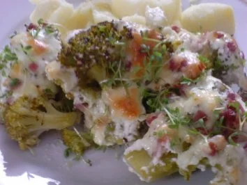 Gratinierter Lauch oder Brokkoli mit Schinken - Rezept - Bild Nr. 19