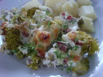 Gratinierter Lauch oder Brokkoli mit Schinken - Rezept - Bild Nr. 21