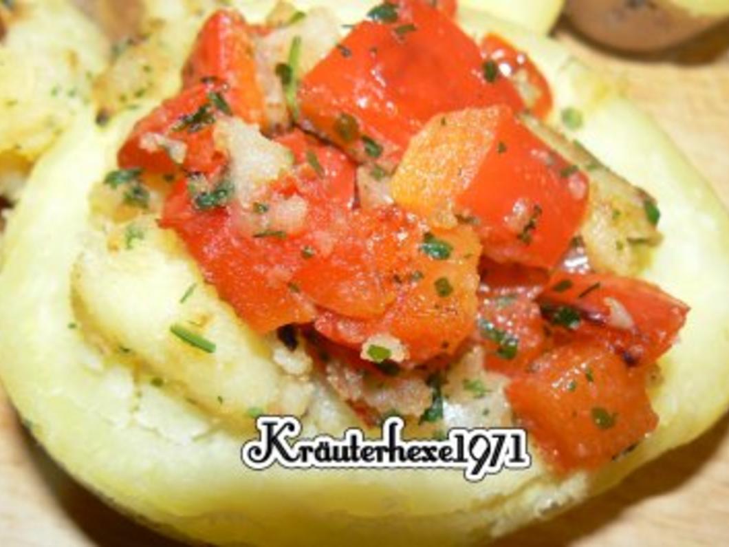 Gefüllte Kartoffeln und Pangasiusfilet in einer Zitronen Sahne Sauce ...