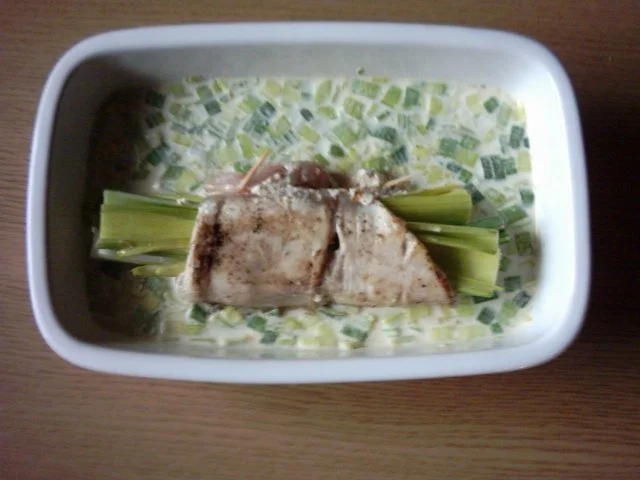 Rezept: Putenrouladen mit Lauchcremesoße Bild Nr. 6 Putenrouladen mit Lauchcremesoße - Rezept - Bild Nr. 6