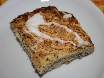 Butterkuchen mit Mohn - Rezept