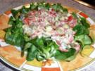 Tomaten-Feldsalat mit Joghurt-Senfdressing - Rezept
