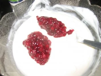 Dessert: Nashi Birnen Carpaccio mit Preiselbeerenquark - Rezept - Bild Nr. 4