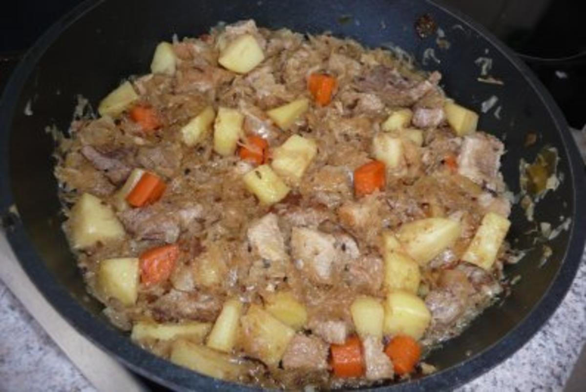 Bilder für Pfannengericht: Sauerkrautpfanne - Rezept