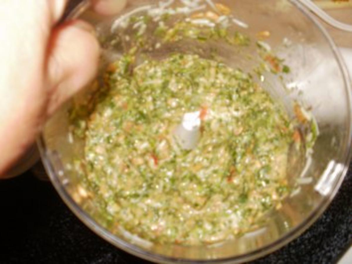 Shrimp-Texas Pesto Shrimp mit Reis - einfach -fertig in  10 Minuten - fettarm - Rezept - Bild Nr. 4