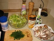 Rezept: Huhn mit Pilze und Nudeln Huhn mit Pilze und Nudeln - Rezept