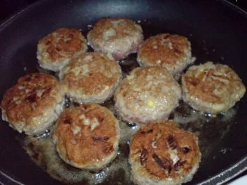 Senf-Frikadellen auf Gemüse - Rezept - Bild Nr. 5