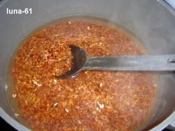 NILBARSCH AN FLAMBIERTER ZITRUS-COGNACSAUCE UND ROTEM REIS - Rezept - Bild Nr. 2