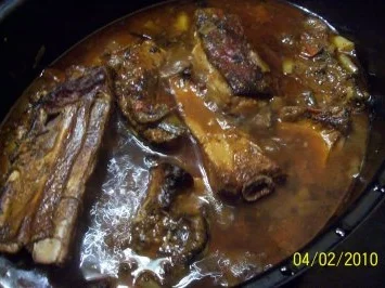 Aus dem Backofen - Geschmorte Kasslerrippchen - Rezept - Bild Nr. 5