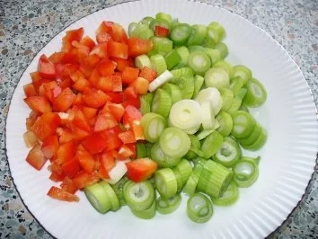 kleine Kasseler Medaillons mit verschiedenem Gemüse - Rezept - Bild Nr. 3