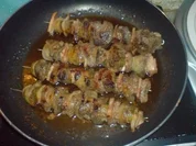 Fleischspieße Lamm trifft Gans - Rezept