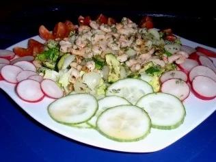 Bunter Salat mit Tiefsee-Garnelen - Rezept - Bild Nr. 5