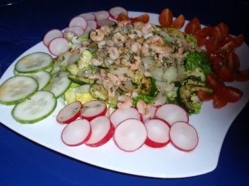 Bunter Salat mit Tiefsee-Garnelen - Rezept - Bild Nr. 6