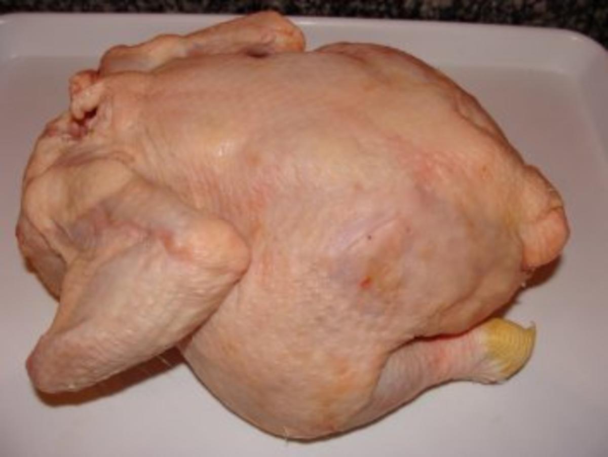 Geflügel ,, Bresse" Huhn im Ofen gegart. Sollte man sich mal gönnen. - Rezept - Bild Nr. 4
