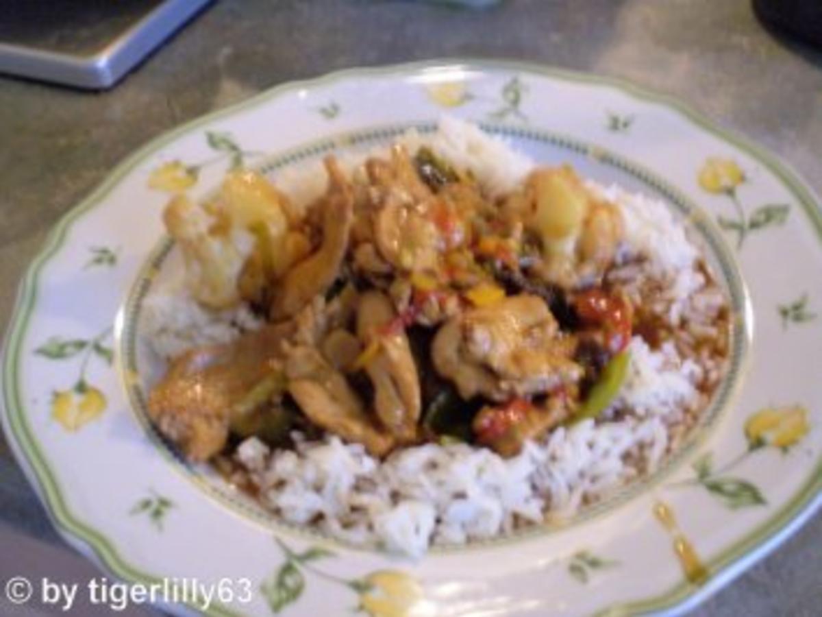 Feuriger Hähnchen Wok - einfach - von tigerlilly63 Feuriger Hähnchen Wok - einfach - von tigerlilly63
