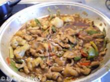 Feuriger Hähnchen-Wok - Rezept