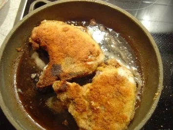 Kotelett mit Paprika-Zwiebel-Haube - Rezept - Bild Nr. 3