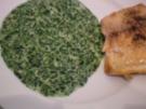 Rahmspinat mit Knoblauch - Rezept