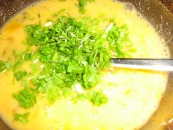 Rezept: Rührei mit Pfifferlingen auf Toast - überbacken Bild Nr. 4 Rührei mit Pfifferlingen auf Toast - überbacken - Rezept - Bild Nr. 4