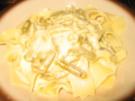 Vegetarisch: Bohnen-Käse-Soße auf Bandnudeln! - Rezept
