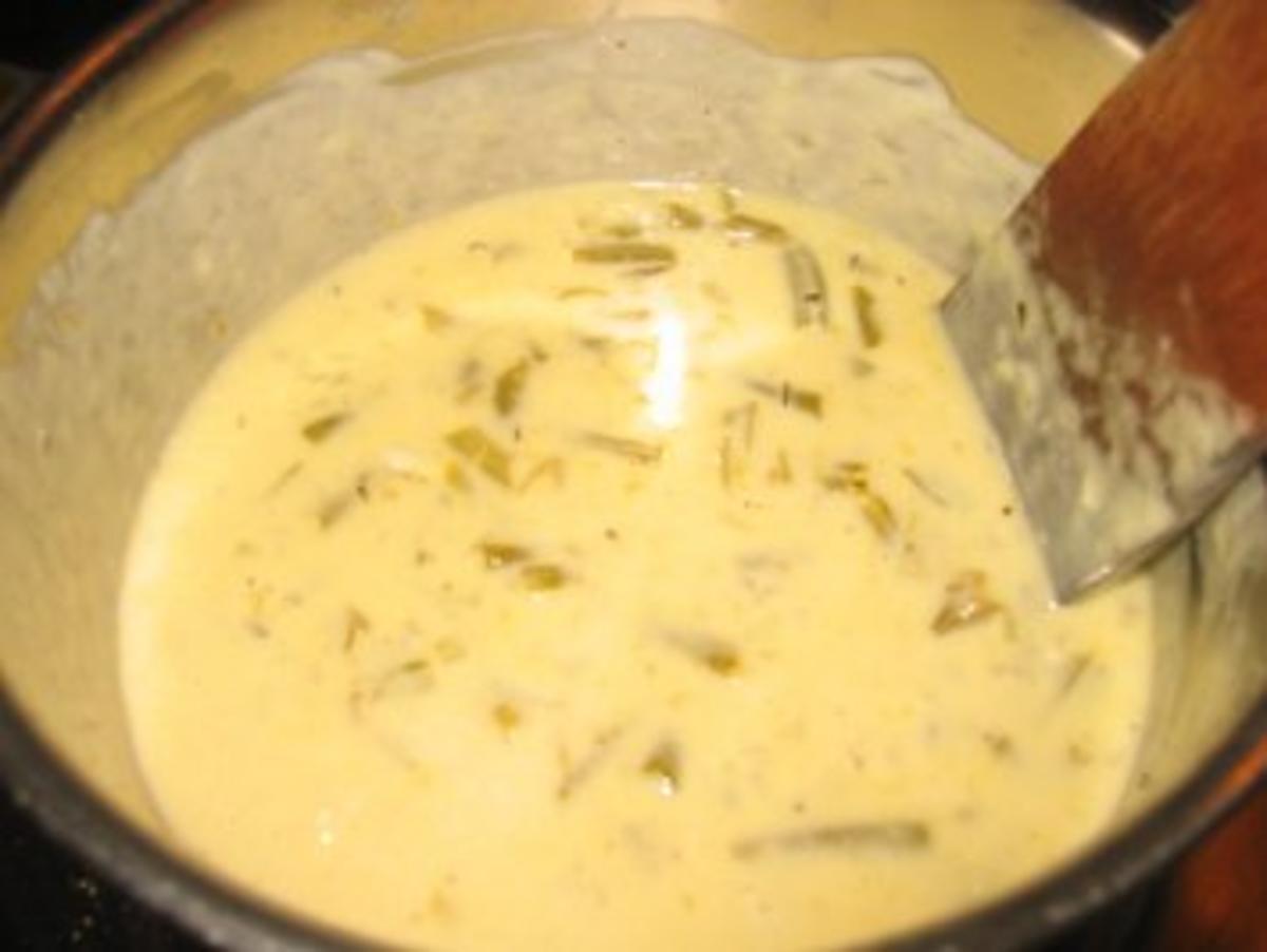Vegetarisch: Bohnen-Käse-Soße auf Bandnudeln! - Rezept - Bild Nr. 2