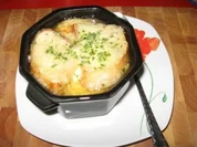 Zwiebelsuppe "Parisienne" - Rezept