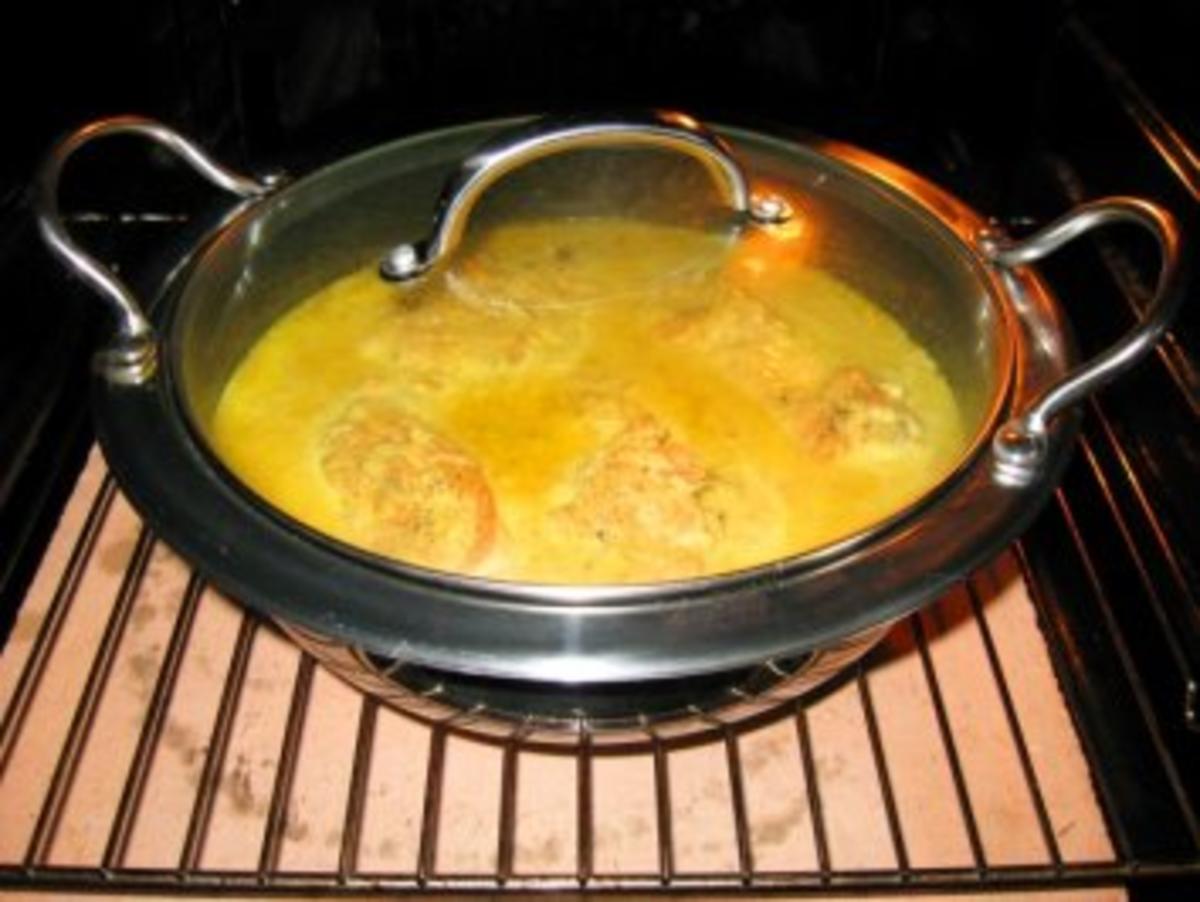 Putenschnitzel, gefüllt in Zwiebel-Currysahne - Rezept - Bild Nr. 10