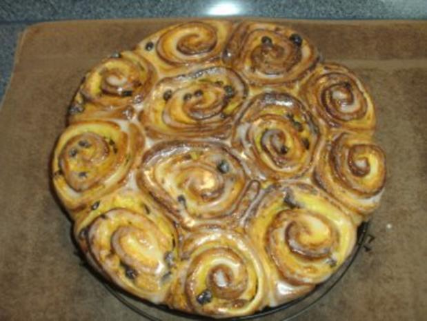 Schneckenkuchen mit Milch und Hefe - Rezept mit Bild - kochbar.de