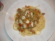 Spagetti mit Gemüse-Bolognese - Rezept