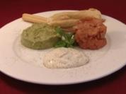 Lachstatar mit Avocado-Creme und Limettensoße (Annabelle Mandeng) - Rezept