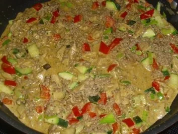 Aubergine mit Hack-Gemüse-Füllung - Rezept - Bild Nr. 11