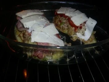 Aubergine mit Hack-Gemüse-Füllung - Rezept - Bild Nr. 14