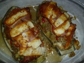 Aubergine mit Hack-Gemüse-Füllung - Rezept - Bild Nr. 15