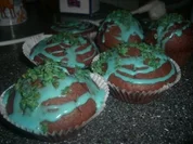 HOT-CHOCOLATE-MUFFINS....Eigenkreation - Rezept