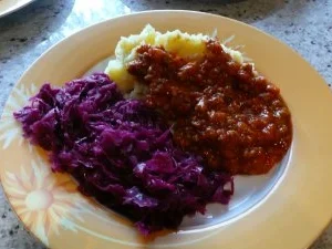 Apfel-Rotkohl geschmort - Rezept
