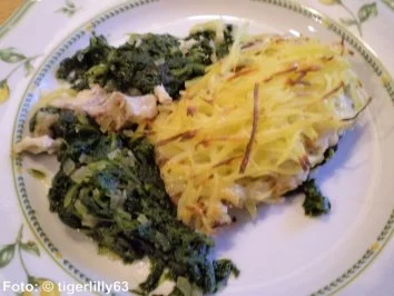 Rezept: Fischfilet mit Kartoffelkruste Bild Nr. 2 Fischfilet mit Kartoffelkruste - Rezept - Bild Nr. 2