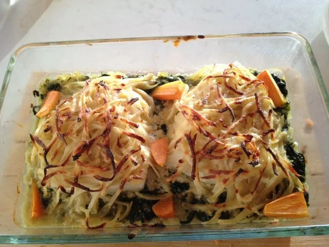 Rezept: Fischfilet mit Kartoffelkruste Bild Nr. 4 Fischfilet mit Kartoffelkruste - Rezept - Bild Nr. 4