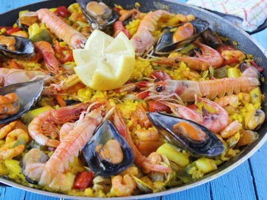 Rezept: Paella de mariscos/ Paella Matrosenart Paella de mariscos/ Paella Matrosenart - Rezept