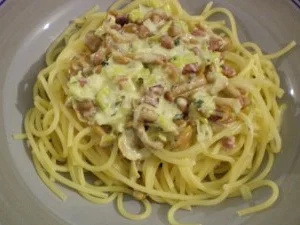 Pilz- Gorgonzola Sosse - Rezept