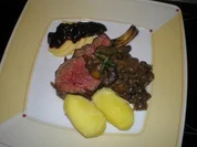 Hirschkarree an Waldpilzragout - Rezept
