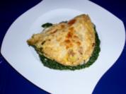 Spinat-Kartoffel-Auflauf mit einer Eier-Käse-Haube - Rezept