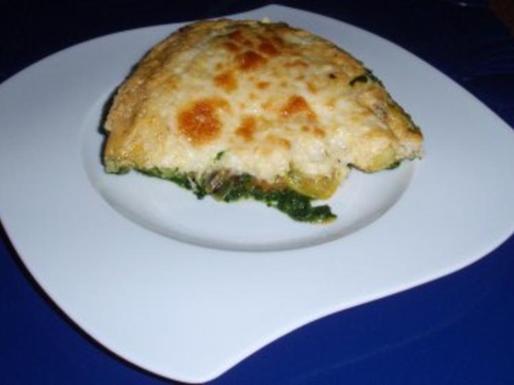 Spinat Kartoffel Auflauf mit einer Eier Käse Haube - schnell &amp; einfach ...