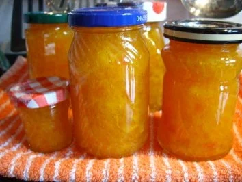 Konfitüre & Co:    Orange mit Grapefruit - Rezept