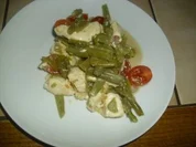 Schneller Bohnen-Mozzarella-Salat mit Speck - Rezept