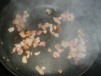 Rezept: Schneller Bohnen-Mozzarella-Salat mit Speck Bild Nr. 6 Schneller Bohnen-Mozzarella-Salat mit Speck - Rezept - Bild Nr. 6