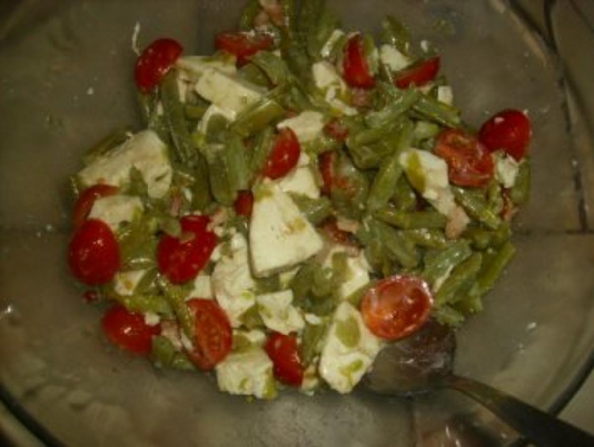 Schneller Bohnen-Mozzarella-Salat mit Speck - Rezept - Bild Nr. 11