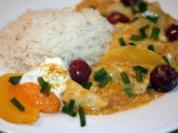 Putengeschnetzeltes in Curry-Frucht-Soße - Rezept